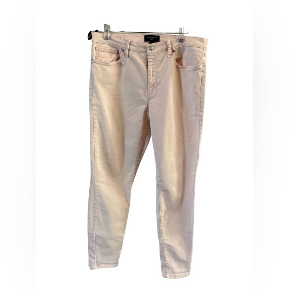 Banana republic skinny fit size 12 light pink jeans